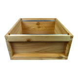 B.S. National Brood Box, Cedar, 2nd Grade, Assembled, with 11 Frames with foundation + Dummy Board - Bee Equipment