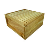 B.S. National Brood Box, Cedar, 2nd Grade, Assembled, with 11 Frames with foundation + Dummy Board - Bee Equipment