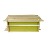 S.N.4 National Super Frame, Assembled, With Beeswax Coated Plastic Foundation