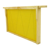 B.S. National Brood Frame, Assembled, With Premium Wax Foundation - Bee Equipment