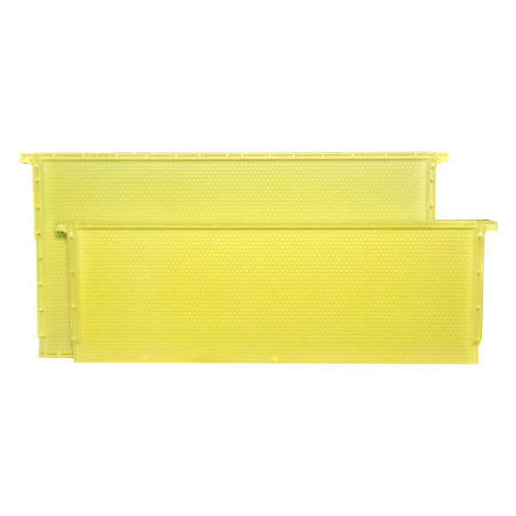 Langstroth Brood Standard Plastic Frame, Yellow, Single