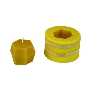 Hex Block Candle Mould