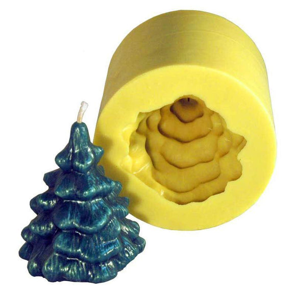 Small Spruce Tree Candle Mould