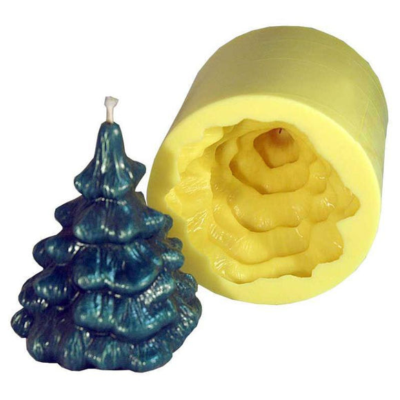 Large Spruce Tree Candle Mould