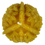 Carved Egg Beeswax Candle