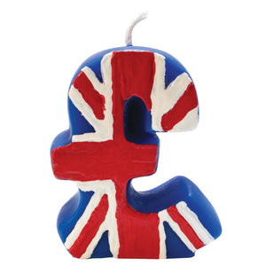 Pound Sterling Sign Candle Mould