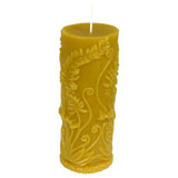 Rustic Fern Cylinder Candle Mould