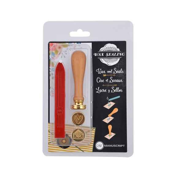 Sealing Wax Set. Red Emotion.