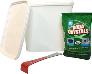 9" Hive Tool, Bucket and Soda Crystal bundle - Bee Equipment