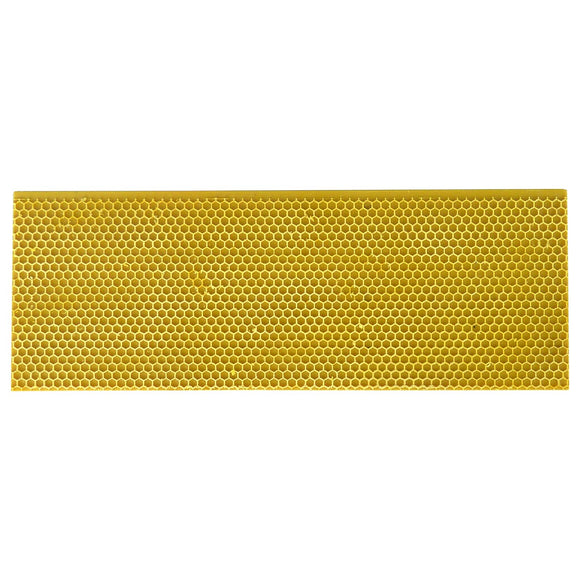 B.S. National Super Foundation, Yellow Beeswax Coated Plastic - Bee Equipment