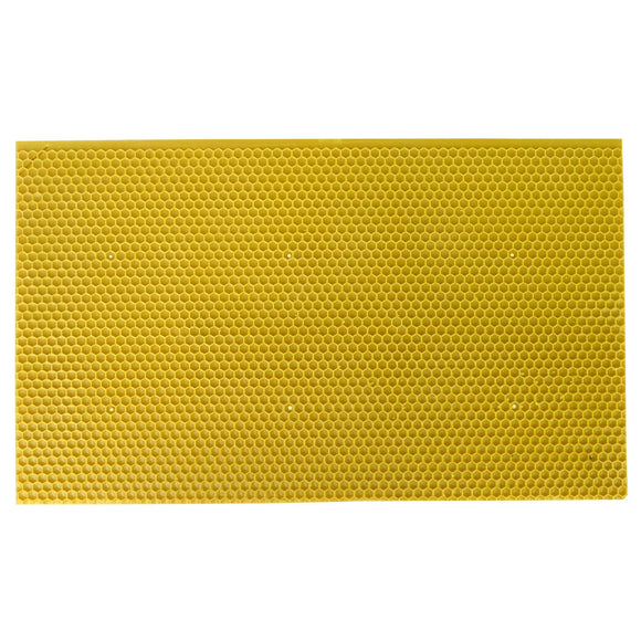 Langstroth Brood Unwaxed Plastic Foundation, Yellow