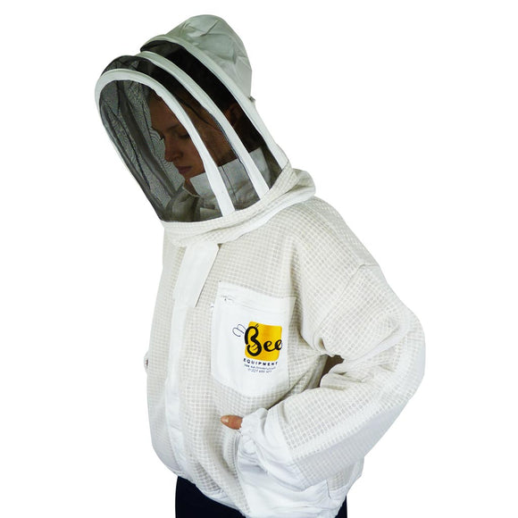 Vented Beekeeper Jacket With Fencing Veil