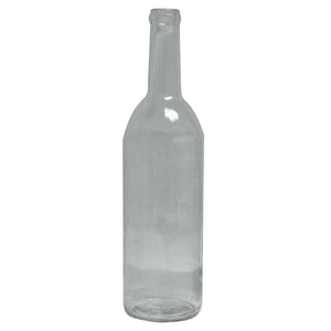 750ml Wine Bottle, Clear, 12 Pack - Bee Equipment